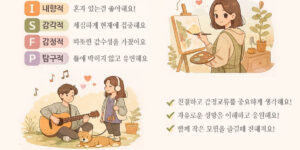 ISFP 여자, 남자의 성격과 궁합 그리고 직업 추천
