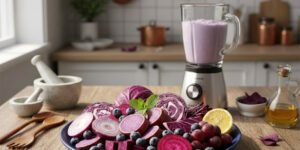 다이어트와 노화 방지에 좋은 보라색 채소 BEST 5